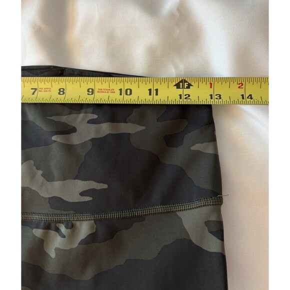 ATHLETA Ultimate 7/8 Tight Olive Camo Women Small Ankle Pocket Legging High Rise - Picture 12 of 13